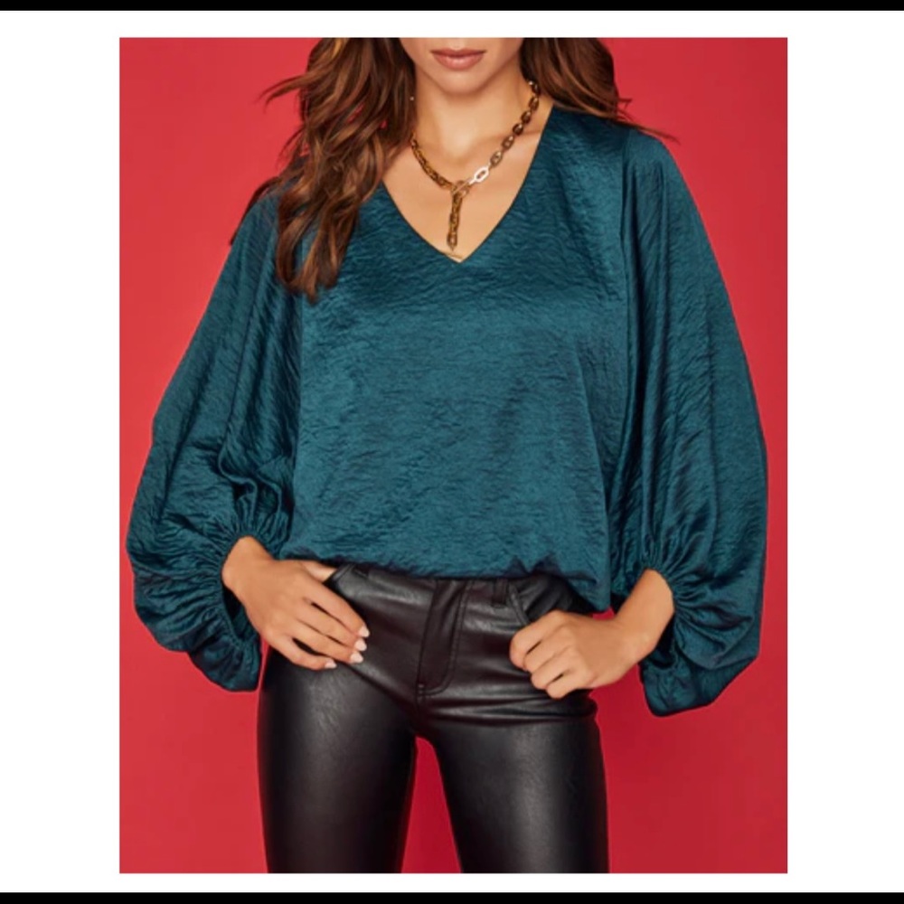 Vici Balloon Sleeve Blouse